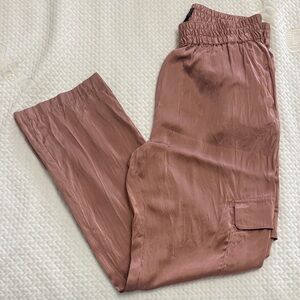 Silk Cargo Pants
